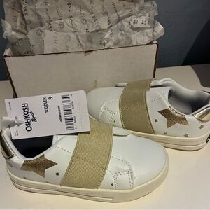 OshKosh B'gosh Toddler Sneakers with Gold Stars